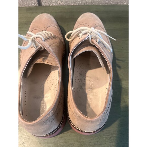 Cole Haan Mens Wingtip Suede Oxford Dress Shoes Size 9.5 M - Picture 5 of 9